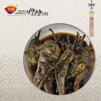 진미식품 고추장장아찌 모듬장아찌 500g